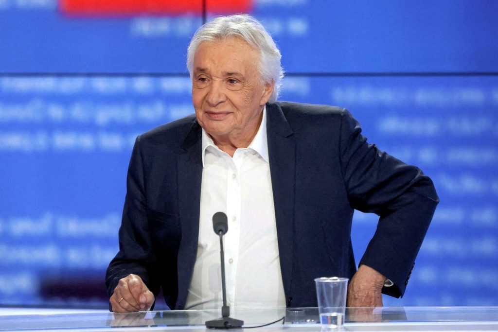 Foto von michel sardou und seinem Vermögen