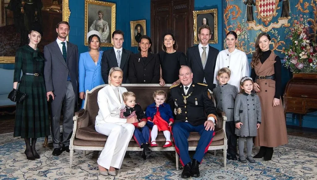 Die Grimaldi-Familie von Monaco - Illustration aus dem Artikel Fortune Grimaldi Monaco