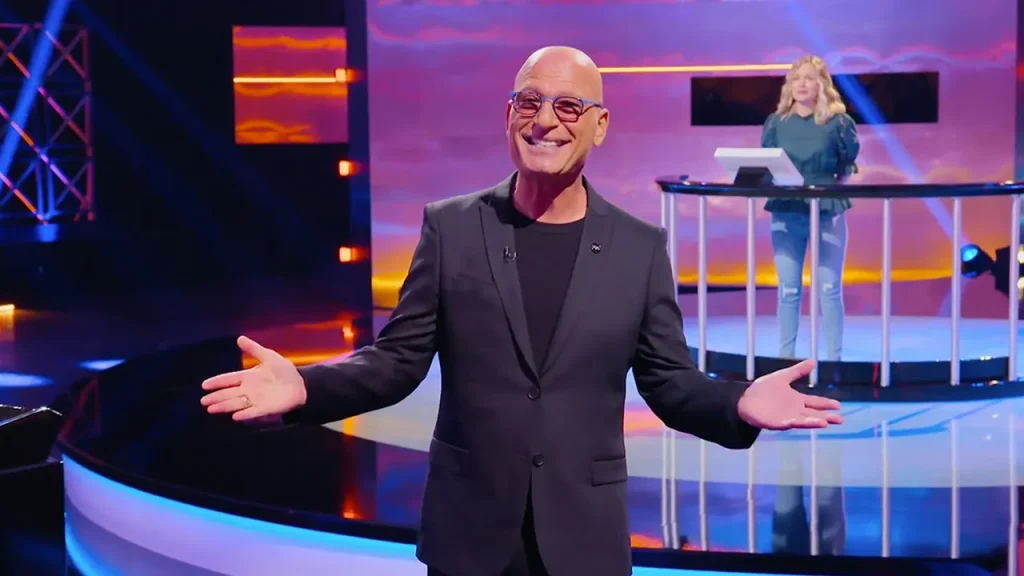 Howie Mandel in Deal or No Deal - Illustration from Fortune article Howie Mandel