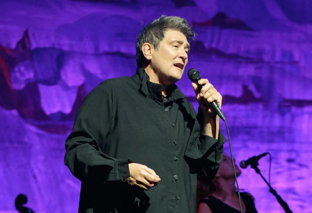 Kd Lang on stage - Illustration from Fortune Kd Lang article