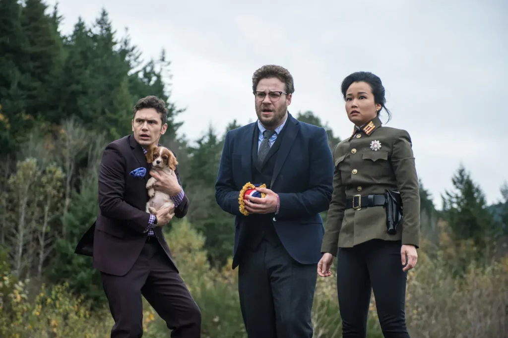 Seth Rogen in a scene from the film The Interview - Illustration photo from the article Fortune Seth Rogen