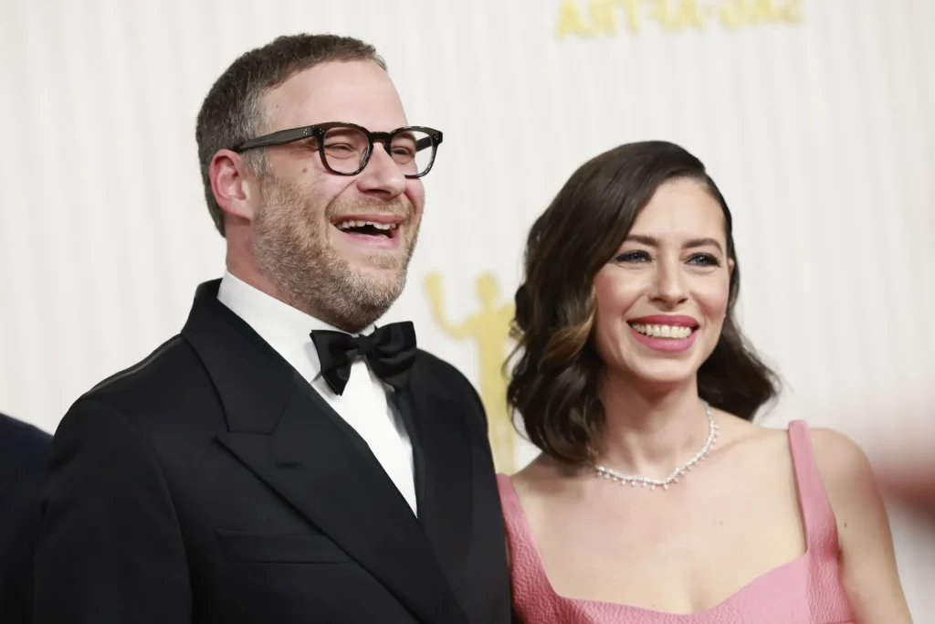 Seth Rogen and his Wife Lauren Miller - Illustration photo of the article Fortune Seth Rogen