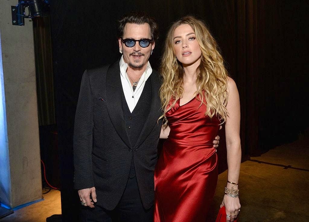 Amber Heard avec Johnny Deep