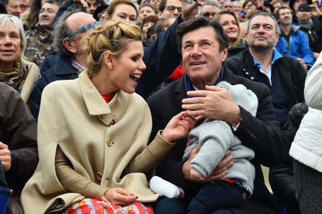 Famille de Laura Tenoudji et de Christian Estrosi