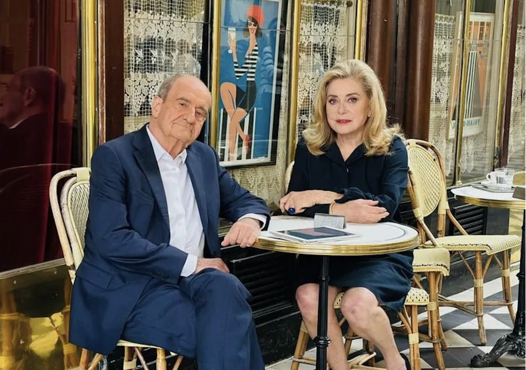 Pierre Lescure et Catherine Deneuve