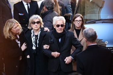 Bernard d’Ormale arrive à l’enterrement de Brigitte Bardot