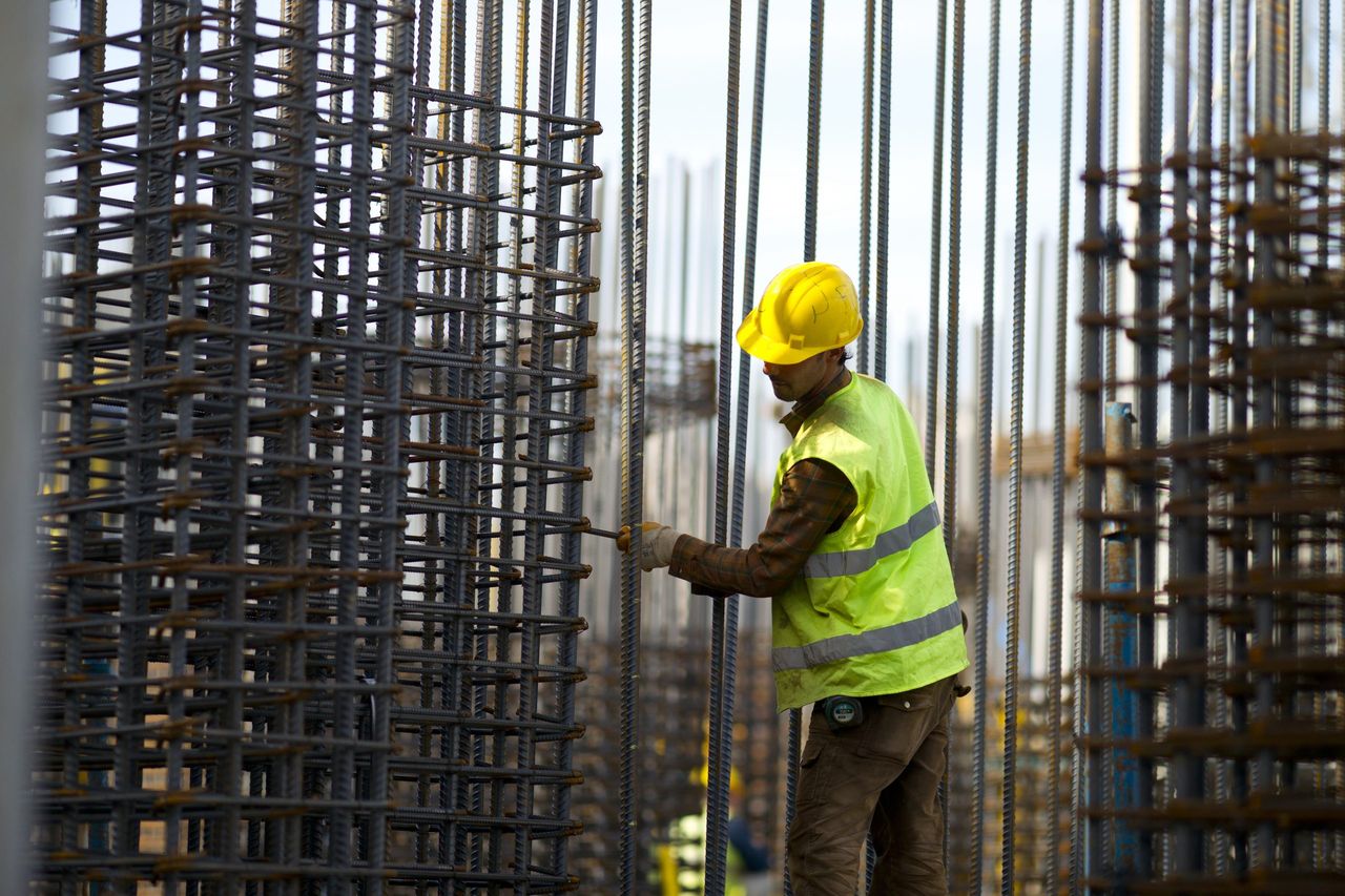 Arbeiders van de familie Kumpen en hun bouwplaatsen