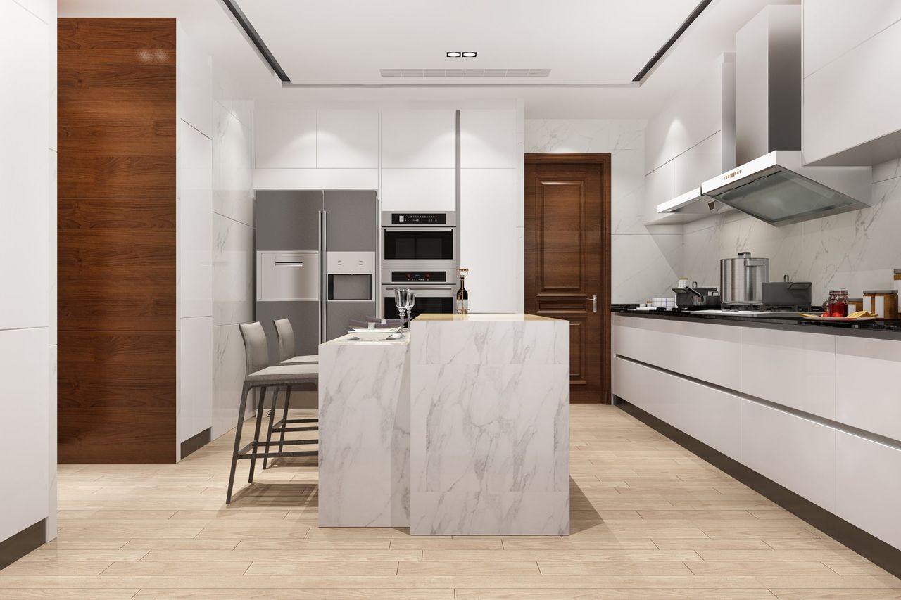 Elegant kitchen created by the Muylle family