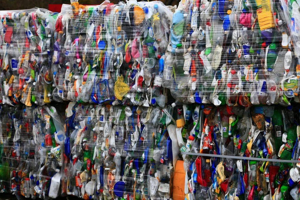 Plastic gerecycled door het bedrijf van Pierre Vandeputte