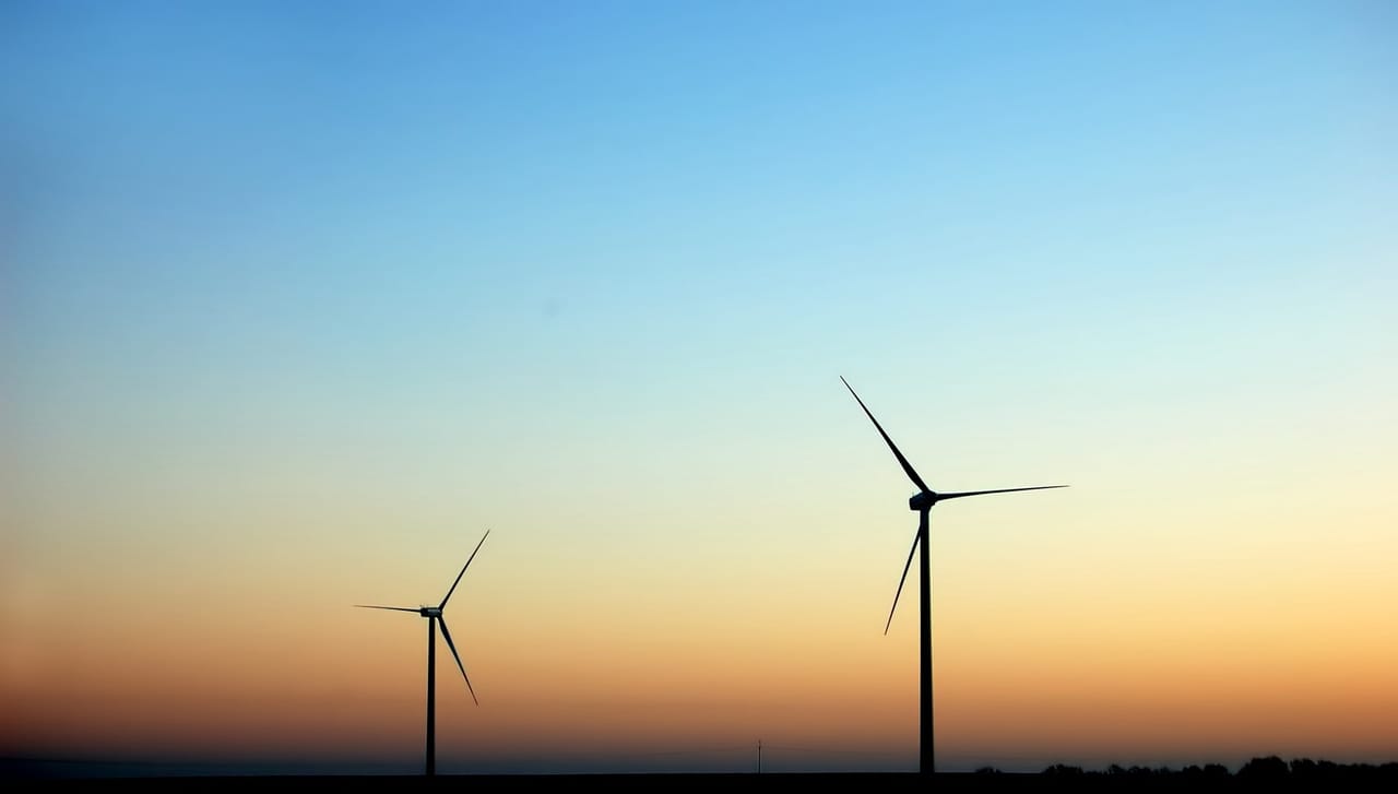 wind turbine placed by origis and Paul Thiers