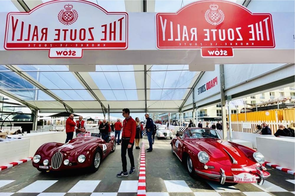 Rallye automobile de Knokke que Willy Michiels participait