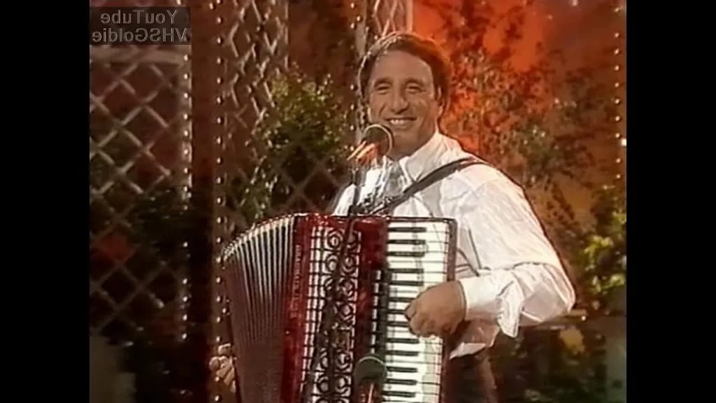 Rocco Granata playing accordion - illustration image of Fortune Rocco Granata article