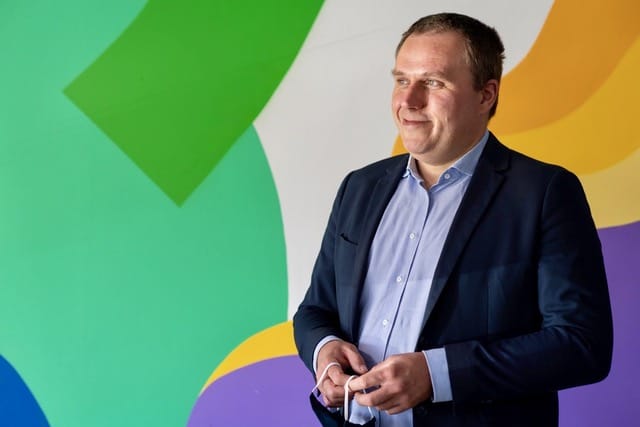 Fabrice Brion talking