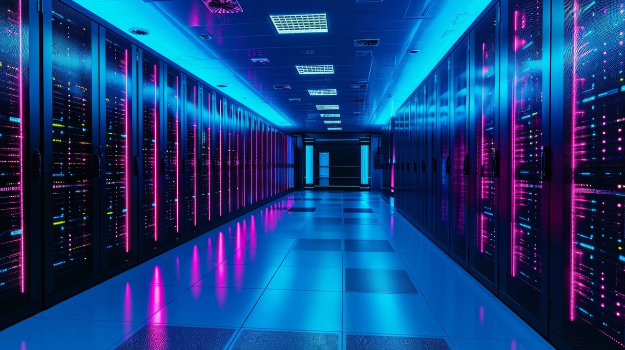 salle de serveurs de Laurent Drion