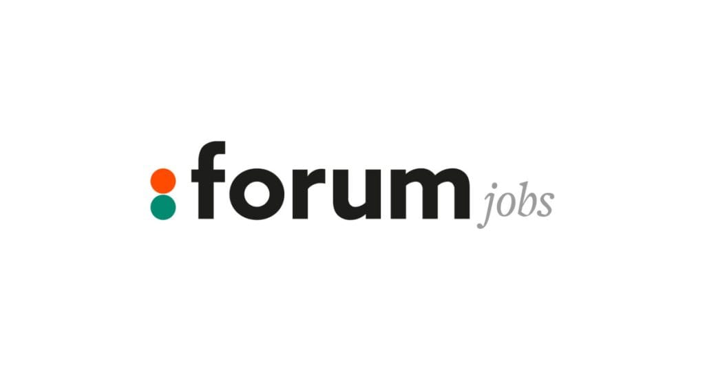 Logo de la société d'interim de Forum jobs racheté par la Famille De Raedt-Verheyden