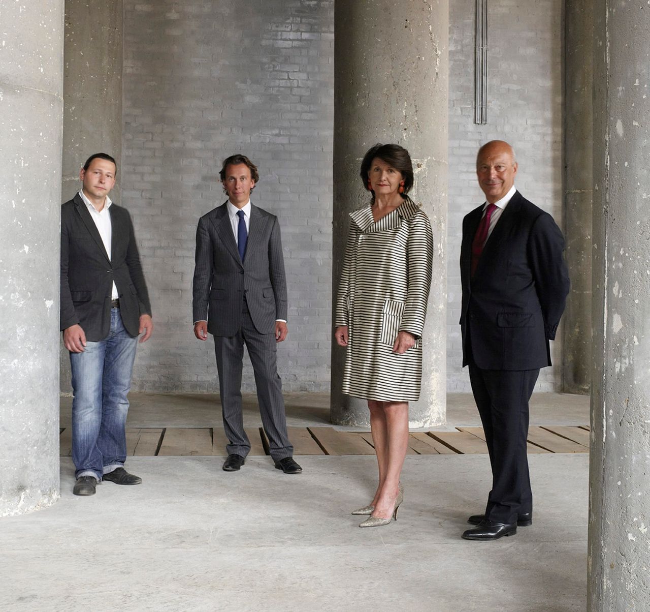 Famille Vervoordt et les enfats de Axel