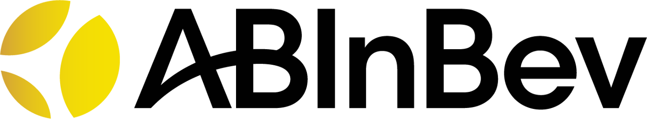 Logo of the AB Inbev brand created by Alexandre Van Damme