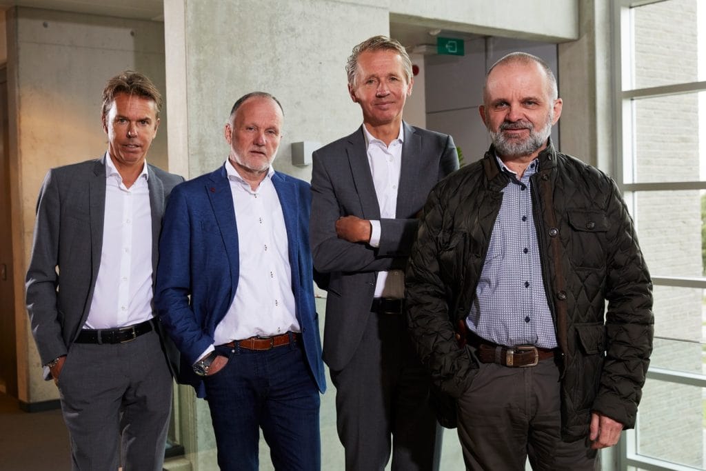 Photo of Democo managers from the Demot and Houben families