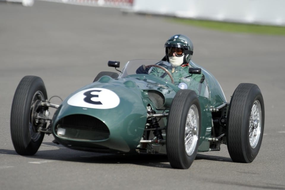 Photo of Hubert Fabri in a racing car