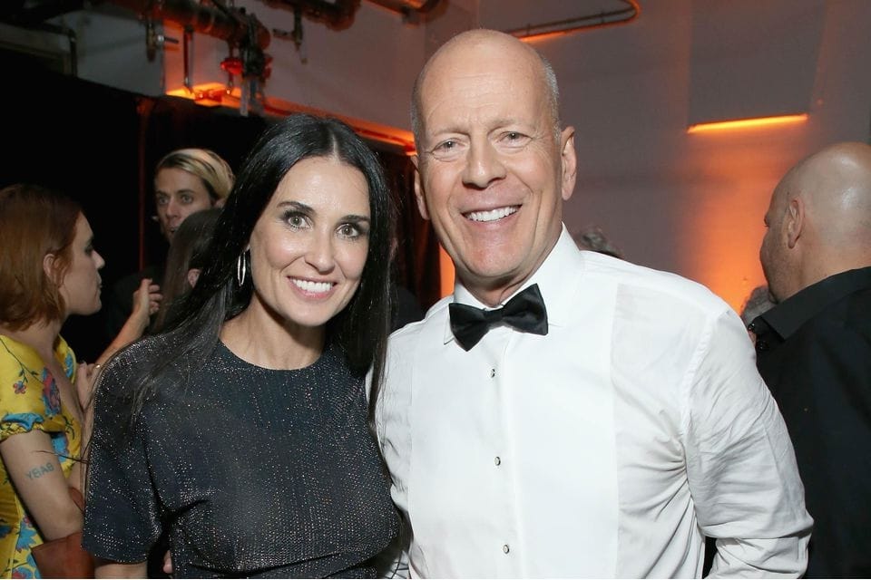 Bruce Willis and his ex-wife Demi Moore