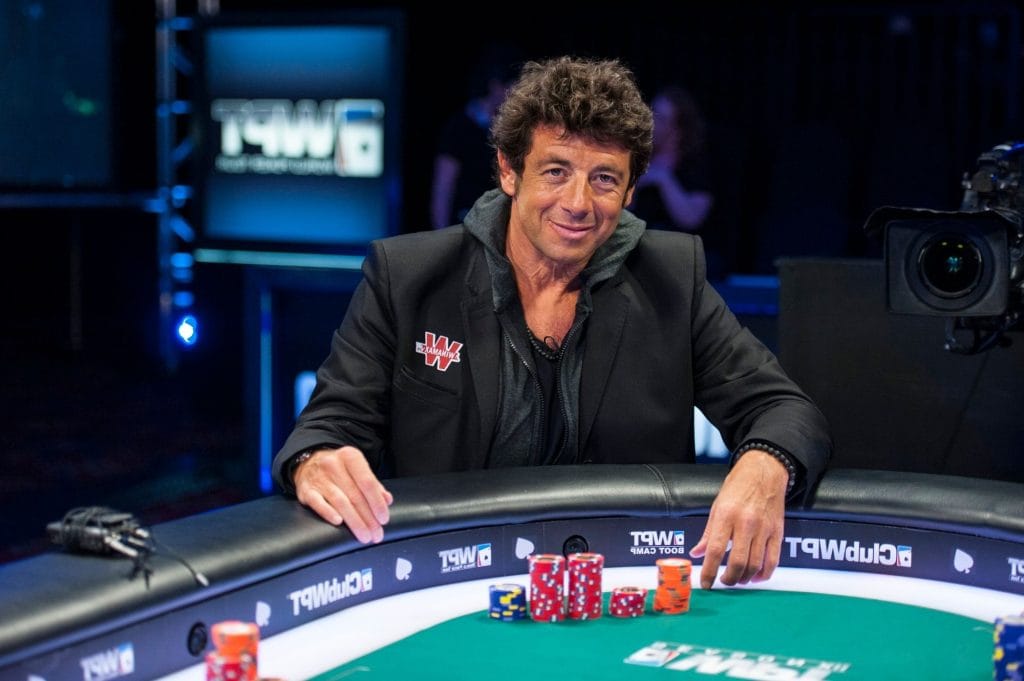 Patrick Bruel at a poker championship