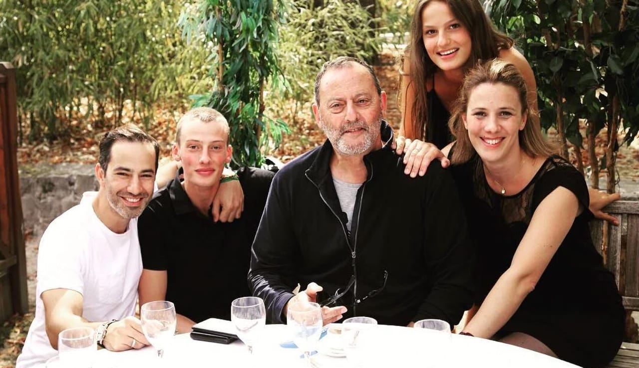 Jean Reno's entire family 
