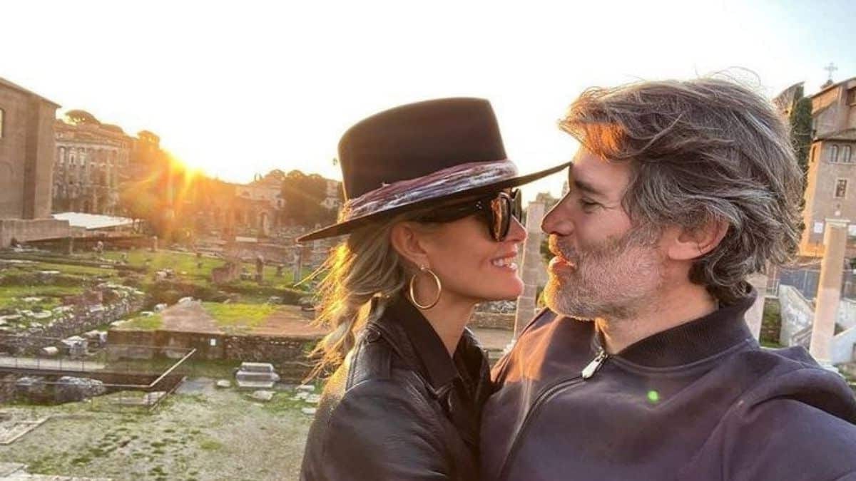 photo of Laeticia Hallyday and Jalil Lespert