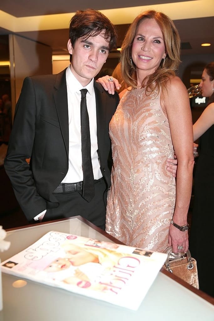 Rosalie van Breemen and her child alalin fabien delon and his fortune