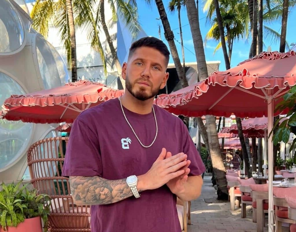 foto van Seby papa met zijn fortuin