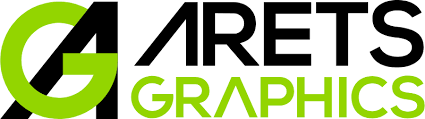 Logo de la soci&t& arets graphics propriété de Inge De Keyser