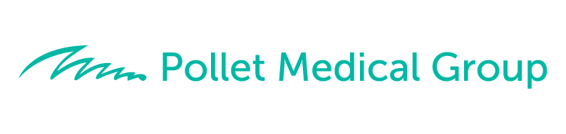 Logo pollet medical group of Sofie Pollet with a fortune of over 170 million euros