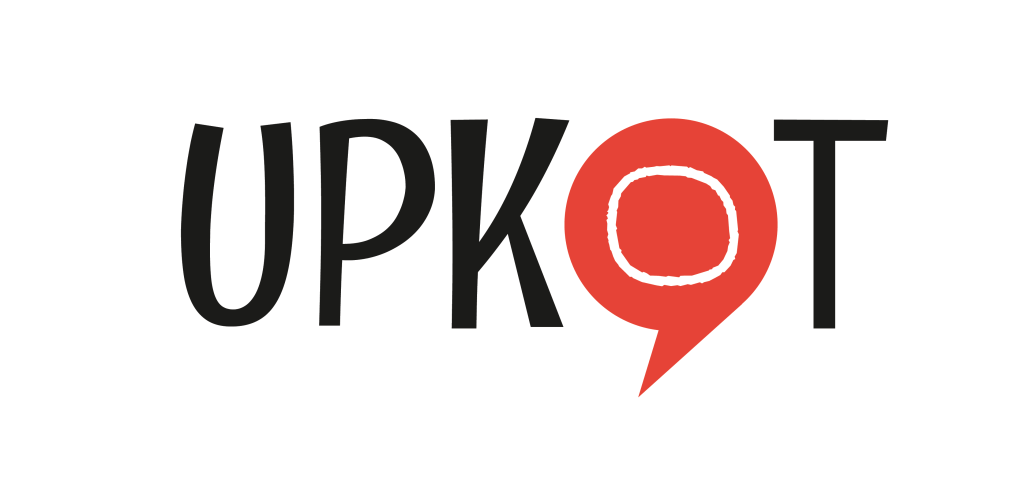Logo de la société Upkot de Nele Van Damme et Koenraad Belsack