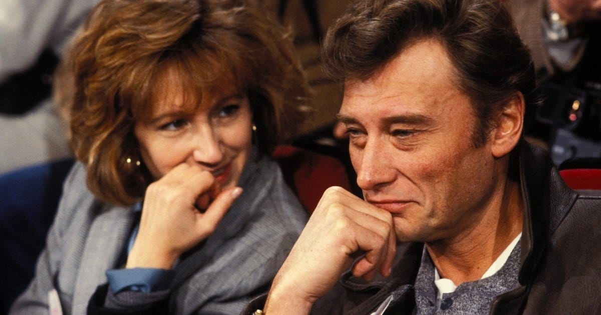 Johnny Hallyday und Nathalie Baye Eltern von Laura smet