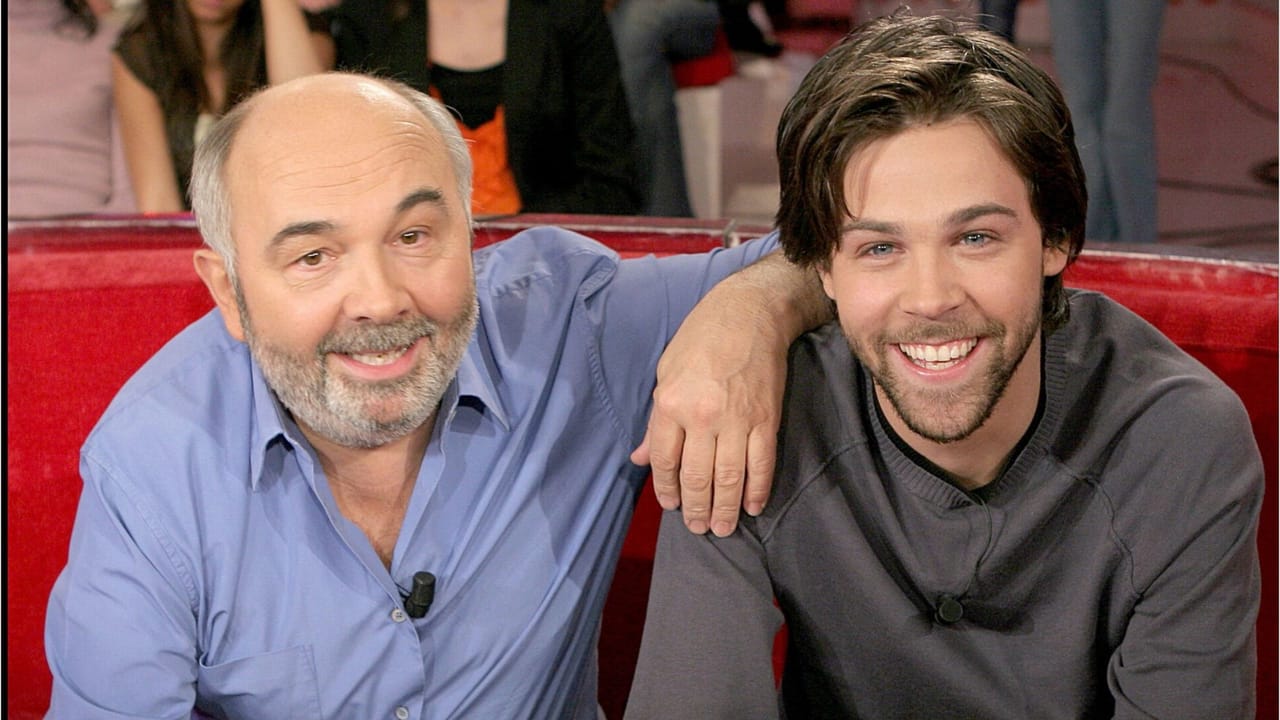 Arthur Jugnot and his father Gérard Jugnot