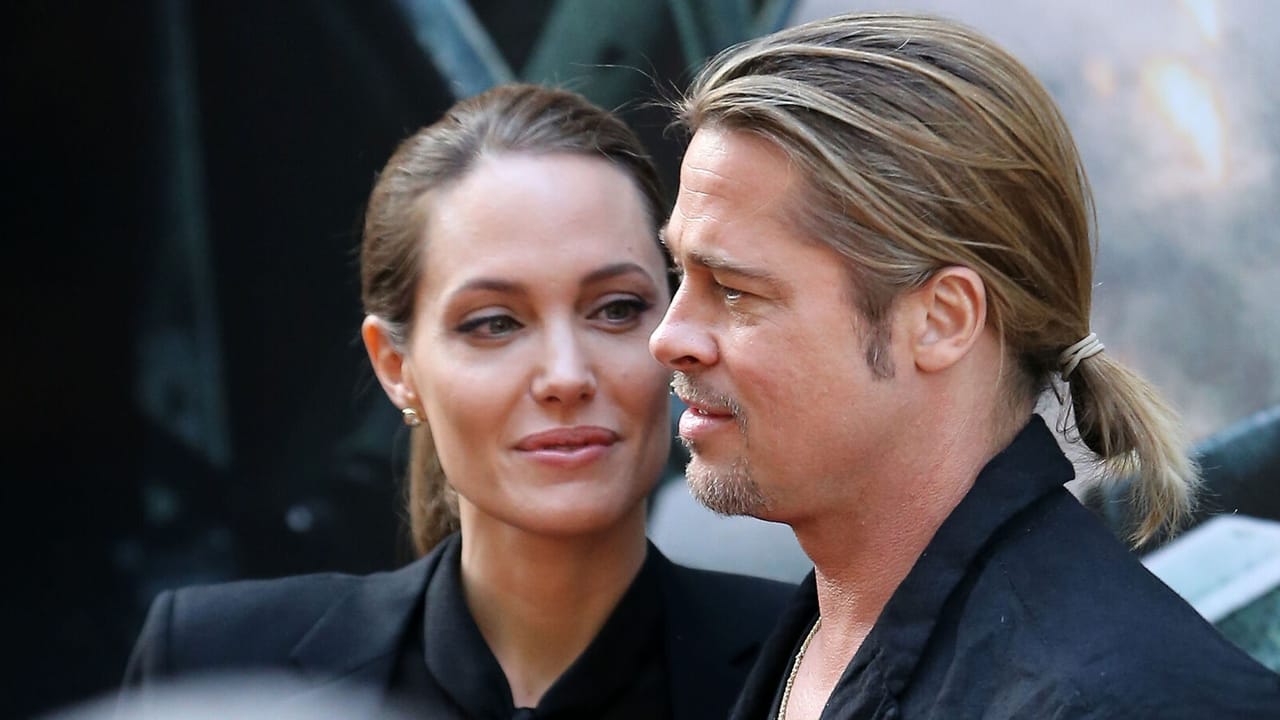 Foto von Brad Pitt und Angelina Jolie