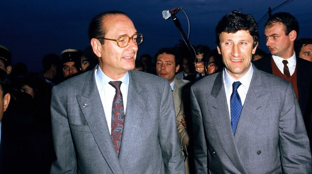Philippe de Villiers und Jacques Chirac
