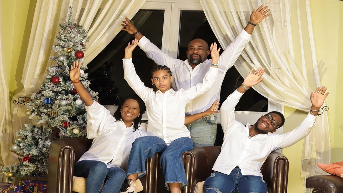 photo of Fernand Lopez's family