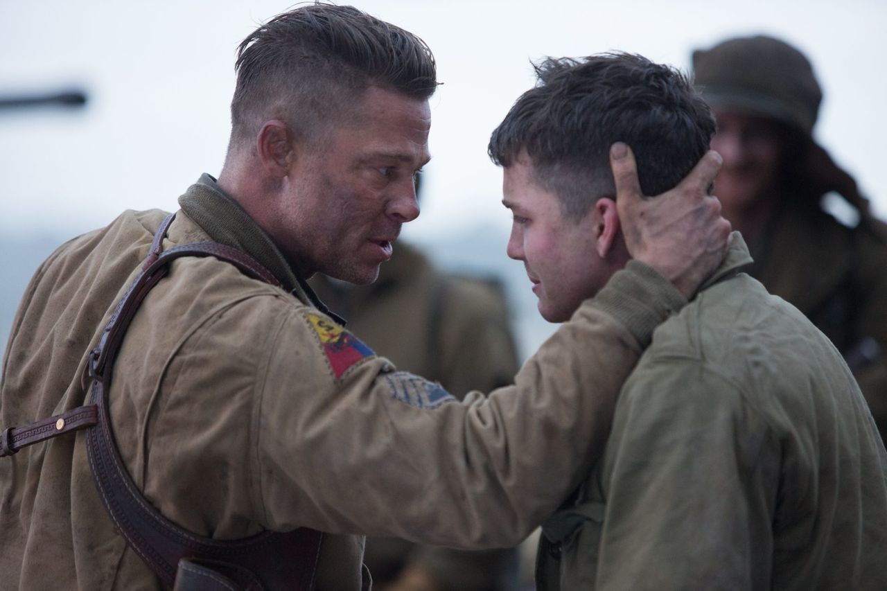Brad Pitt in fury