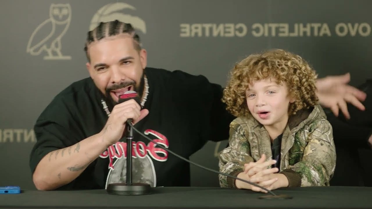 Foto von Drake und seinem Sohn