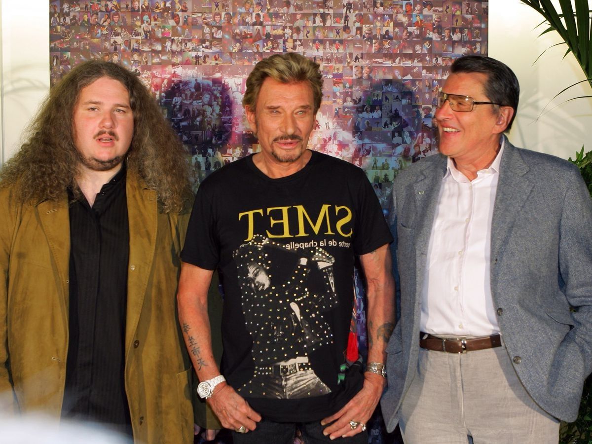 Johnny Hallyday and Yvan Cassar