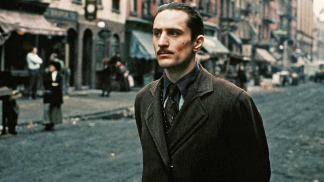 Robert De Niro as the young godfather 