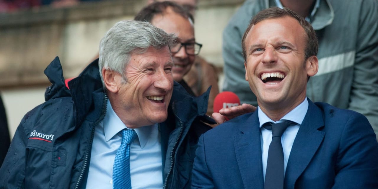 Philippe de Villiers und emmanuel Macron