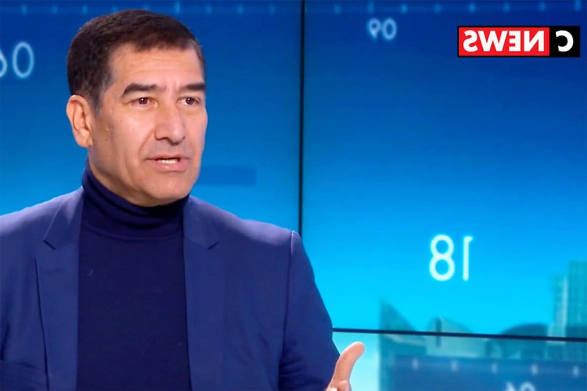 photo plateau CNews avec Karim Zeribi