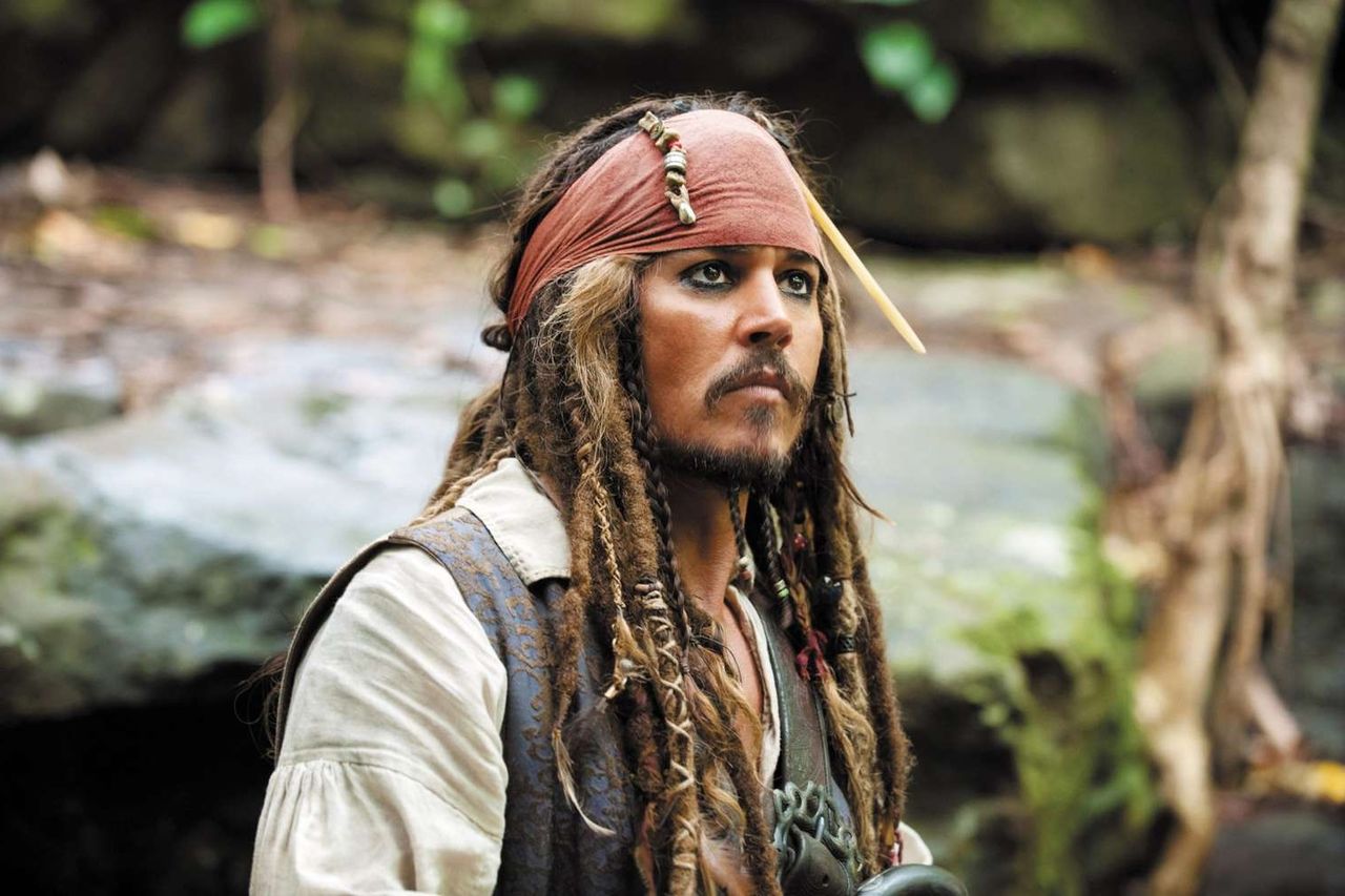 Johnny Depp as a pirate