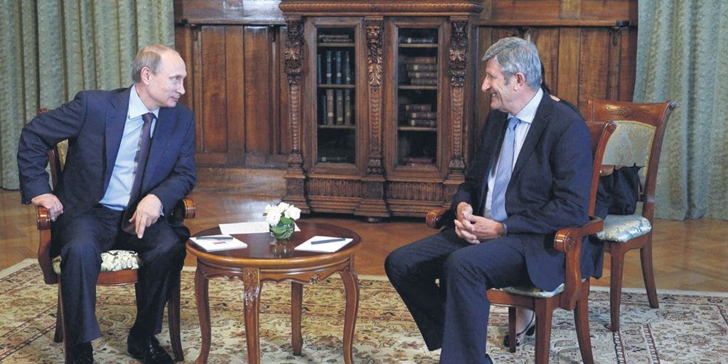 Philippe de Villiers und Putin russland