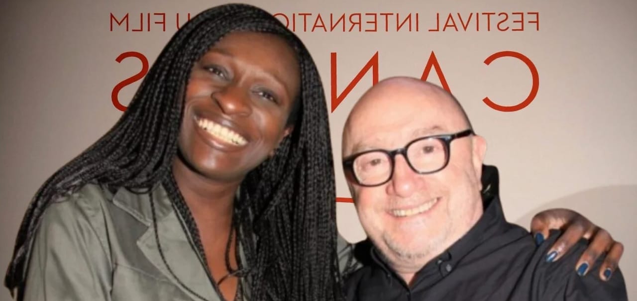 Michel blanc en zijn partner Ramatoulaye Diop