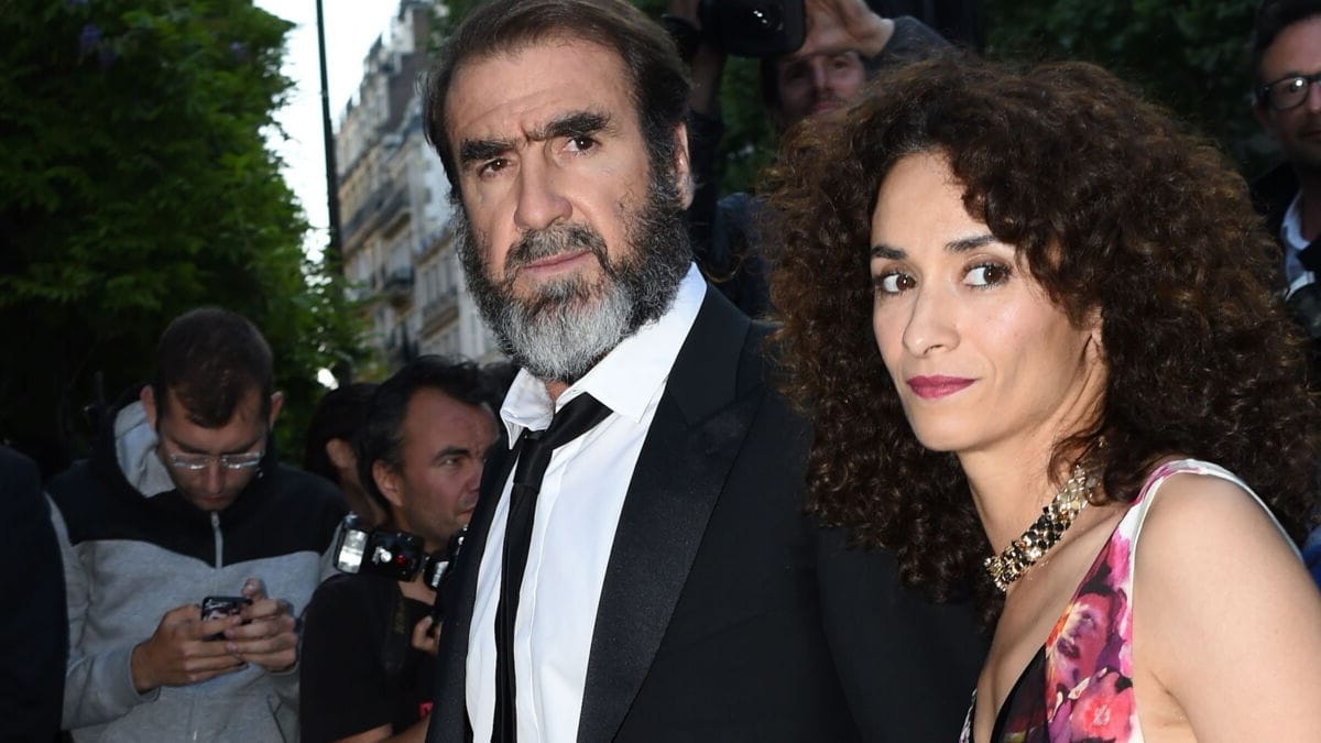 Foto von Eric Cantona und seiner Frau