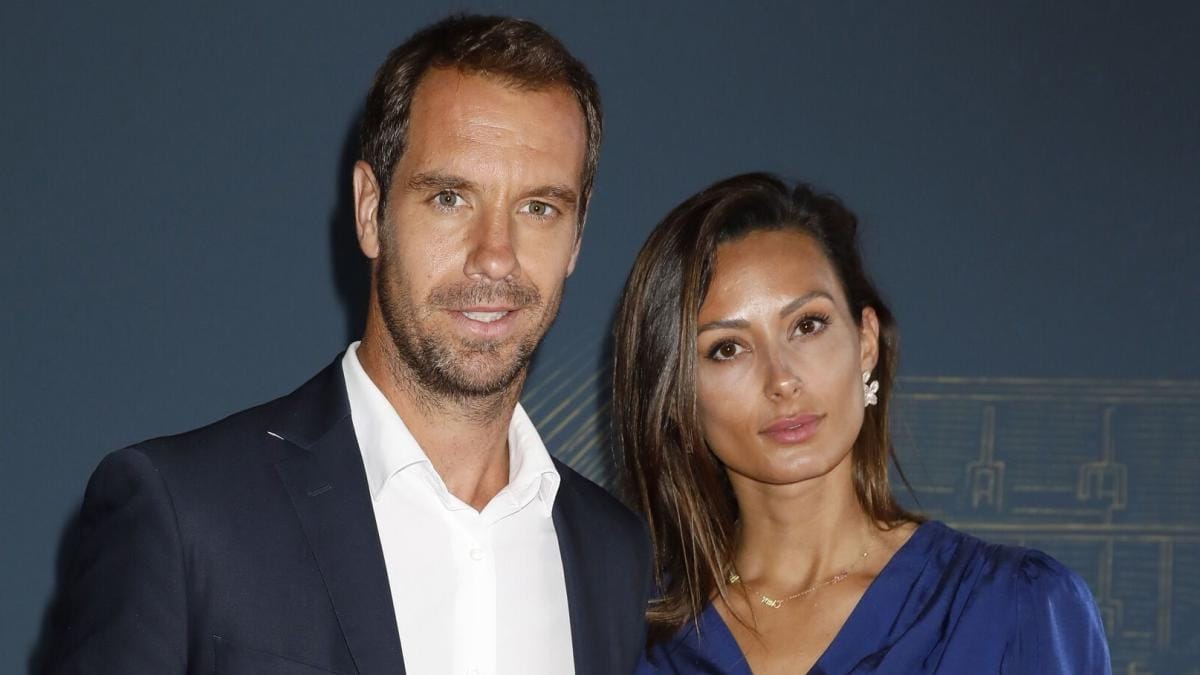 Richard Gasquet and his wife Clementine