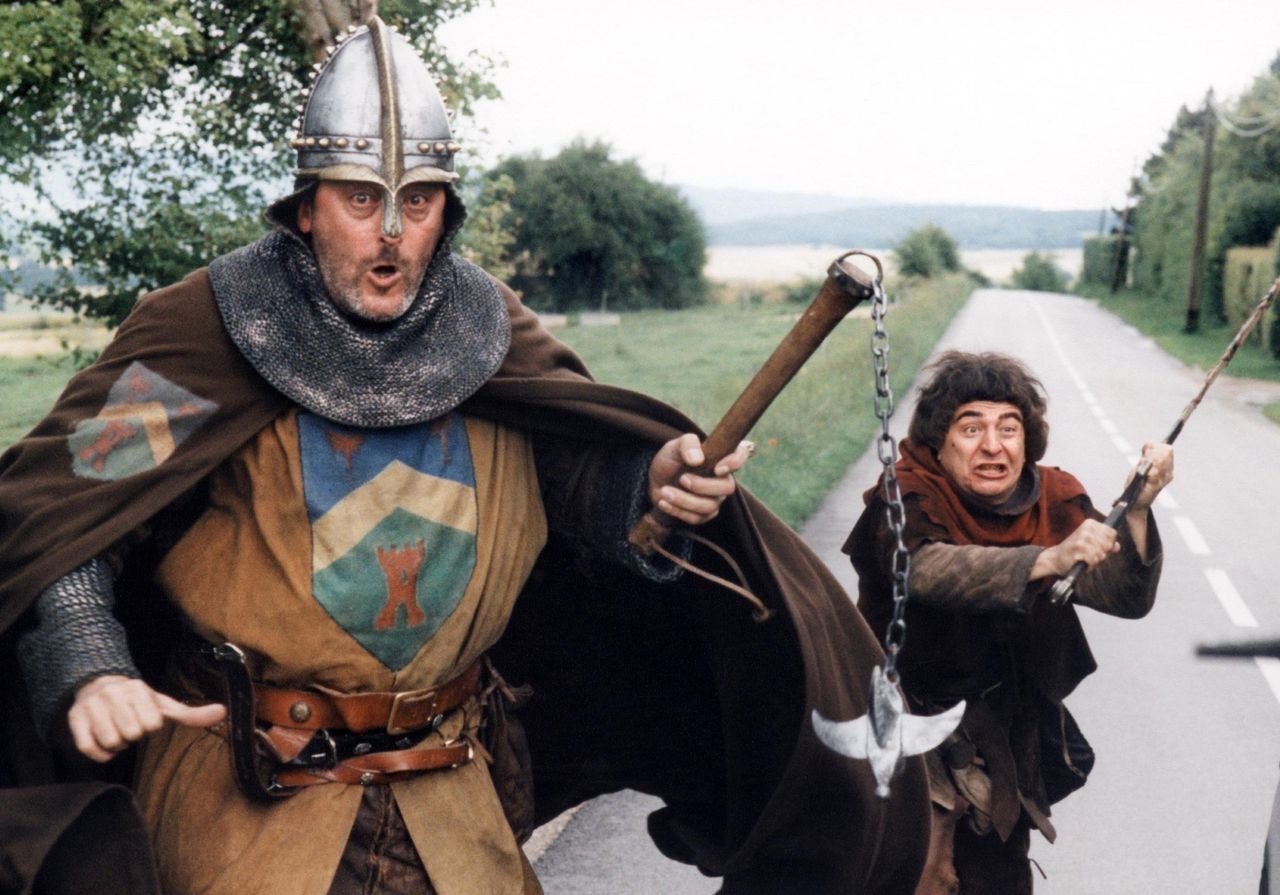  Christian Clavier und Jean Reno in den Besuchern 