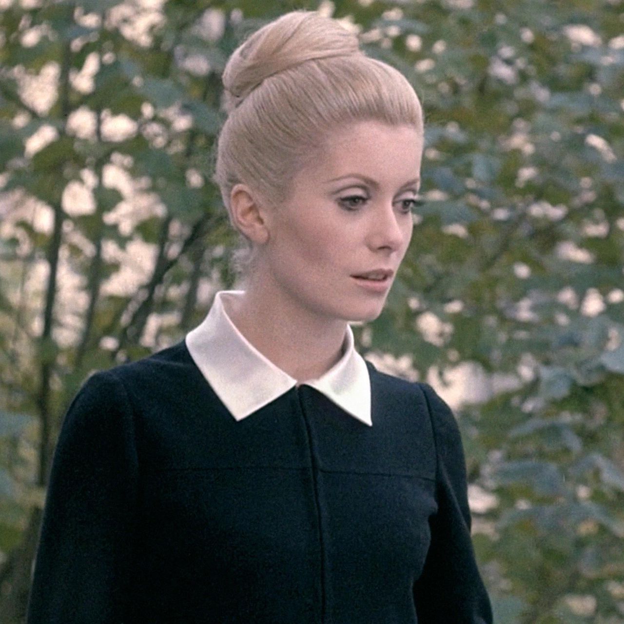 Catherine Deneuve with her young fortune